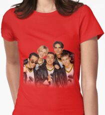 90er Backstreet Boys Tailliertes T-Shirt für Frauen