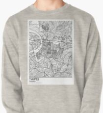 Taipei map poster print wall art, Taiwan gift printable, Home and Nursery, Modern map decor for office, Map Art, Map Gifts Pullover Sweatshirt
