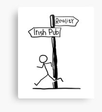 Irish Pub Reality Metalldruck