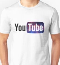 Kosmisches YouTube Logo Unisex T-Shirt