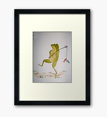 Fun frogs 3 Framed Print