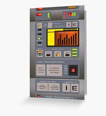 TRICORDER NÄCHSTE GENERATION TR-590b Grußkarte