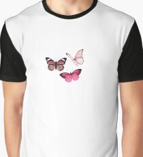 Pink Butterfly stickers *aesthetic* Graphic T-Shirt