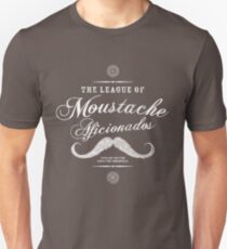 Movember - Moustache Afficionado League white Unisex T-Shirt