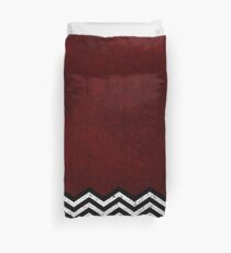 Funda nórdica Chevron rojo