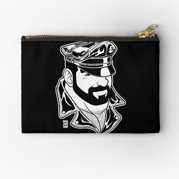 ADAM LIKES LEATHER - LINEART Zipper Pouch