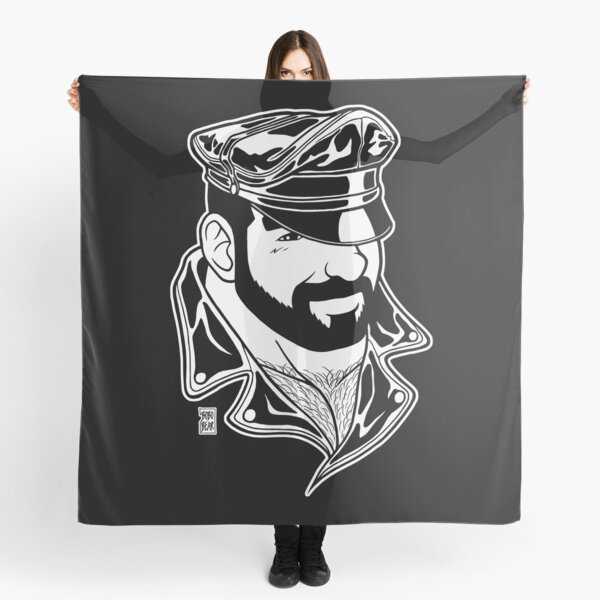 ADAM LIKES LEATHER - LINEART Scarf