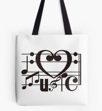 I LOVE MUSIC Tote Bag