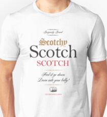 Scotchy Scotch Scotch - Ron Burgundy Unisex T-Shirt
