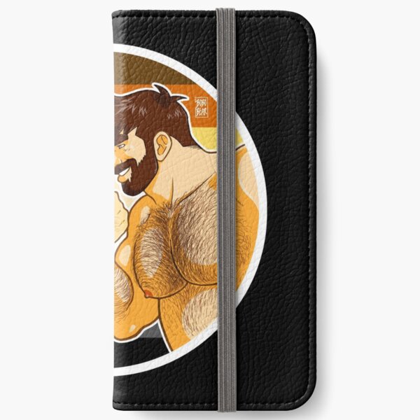 ADAM AND MIKE LIKE ARM WRESTLING BEAR PRIDE - CIRCLE iPhone Wallet