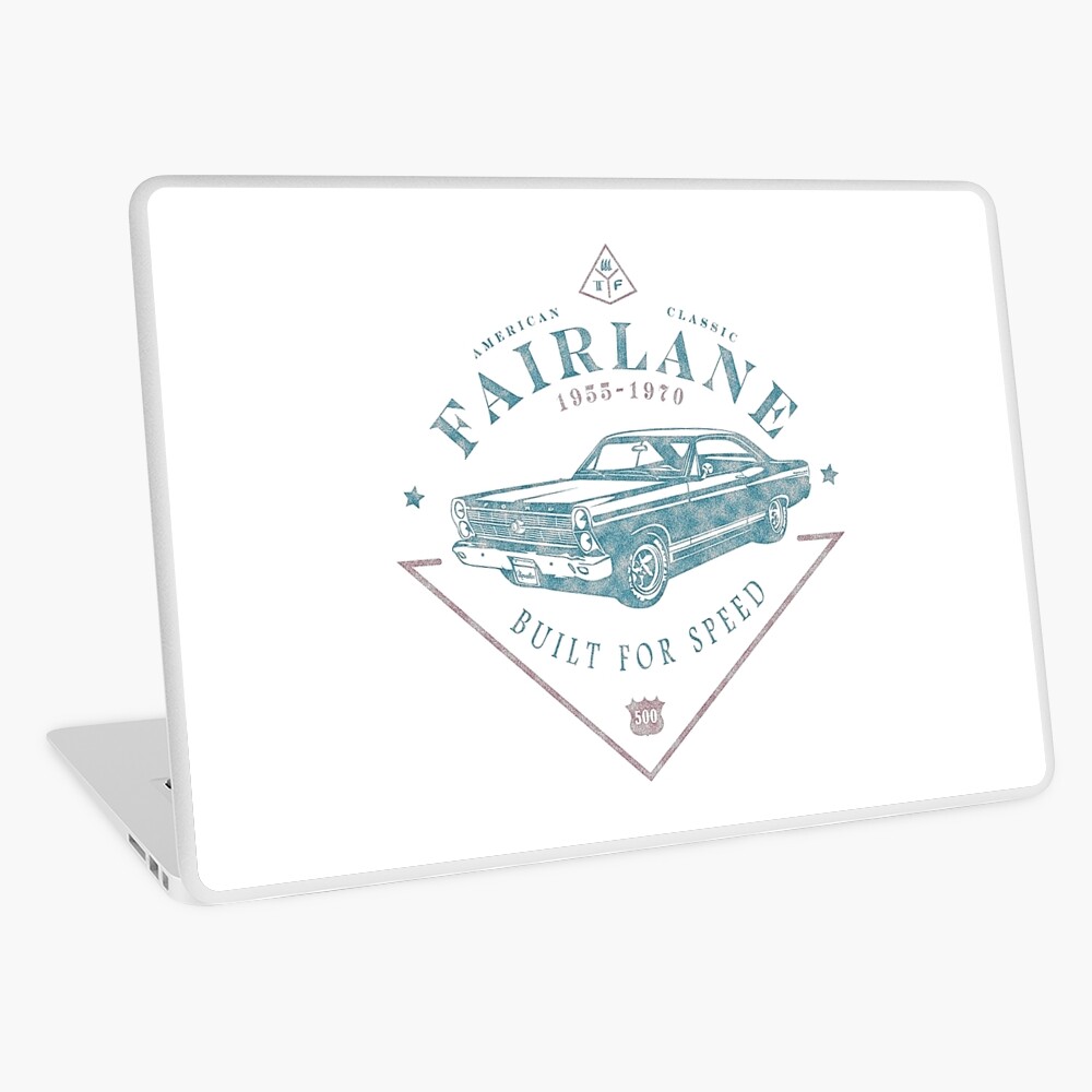 Ford Fairlane 1967 - Built for Speed Laptop Folie