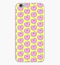 Vinilo o funda para iPhone Amante de la ginebra | Pastel amarillo | Caramelo rosado lindo del corazón | Camarero de conversación