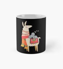 Cute Koala Sleeping On Llama Gift Classic Mug