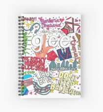 Glee Collage 1 Spiral Notebook