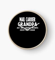 Gifts For Mail Carrier's Grandpa Clock