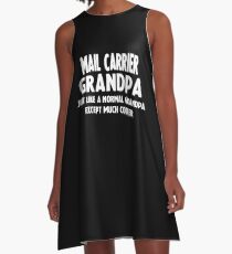 Gifts For Mail Carrier's Grandpa A-Line Dress