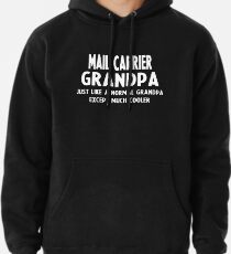 Gifts For Mail Carrier's Grandpa Pullover Hoodie