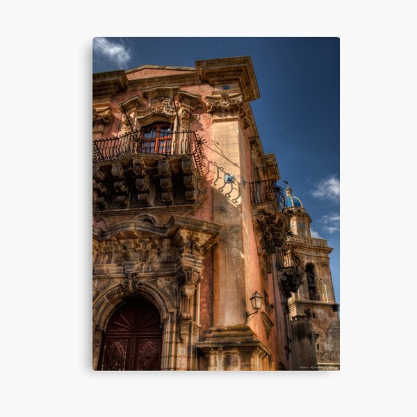 Passeggiando per Ragusa Ibla Canvas Print