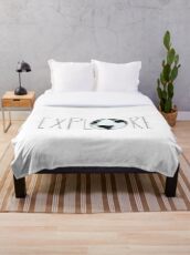 Explore the Globe Throw Blanket