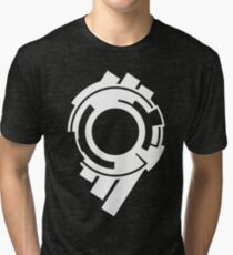 Section 9 (white print) Tri-blend T-Shirt
