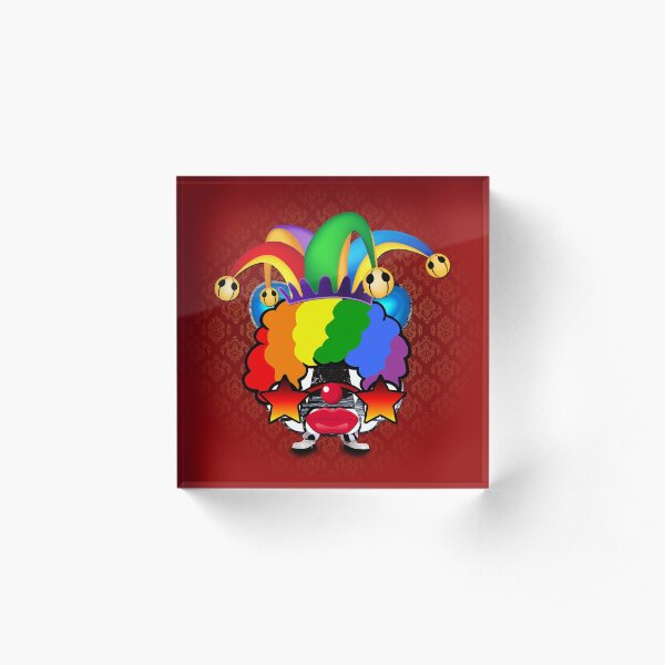 Willy -The Little Circus Clown Acrylic Block