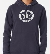 Sudadera con capucha Estrella Aliada (Blanco)