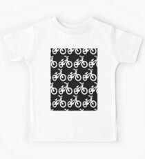 Black and White Bike Kids Tee