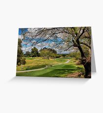 Golf Course View Greeting Card
