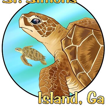Artwork thumbnail, St. Simons Island Ga Sea Turtle  by cybercat