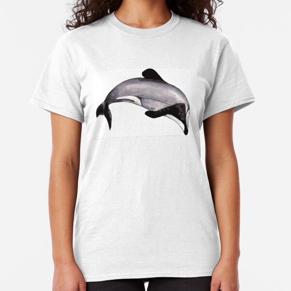Maui Dolphin on White Classic T-Shirt
