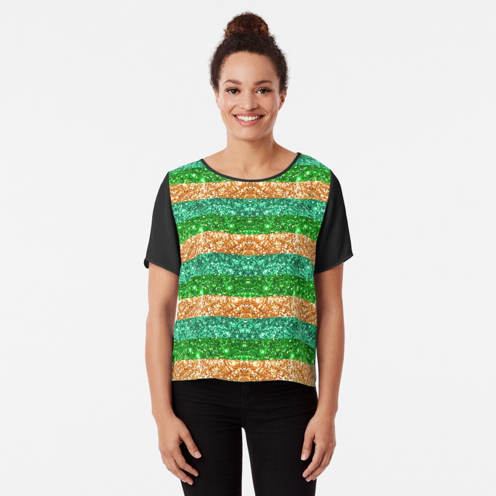 st patricks day cropped sweatshirt