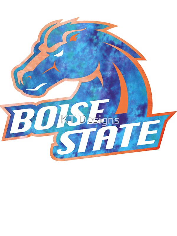 "Boise State Logo Tie Dye" Stickers by Kt Farello Designs | Redbubble