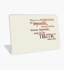 Sherlock Holmes - Eliminate the Impossible Laptop Skin