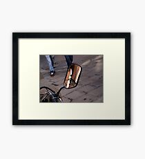 Street Reflections Framed Print
