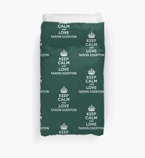 Keep calm Taron Duvet Cover