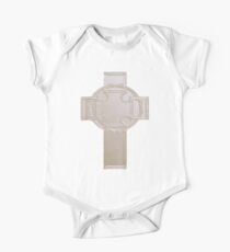 Celtic Cross, Silvery One Piece - Short Sleeve