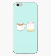 Vinilo o funda para iPhone Café, té ... todo está bien por mí!