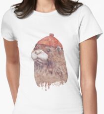 Otter Tailliertes T-Shirt für Frauen