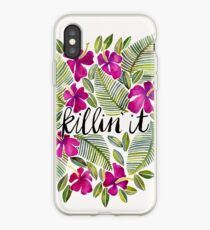 Killin 'es - tropisches Rosa iPhone-Hülle & Cover