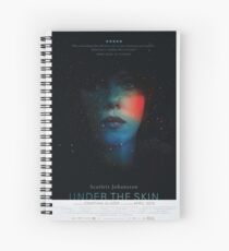 Under The Skin Poster Spiral Notebook