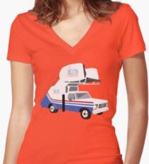 You'll get some Hop Ons Women's Fitted V-Neck T-Shirt