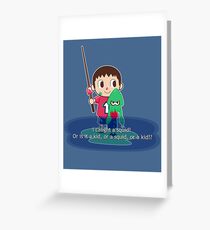Fishing for Ink Greeting Card