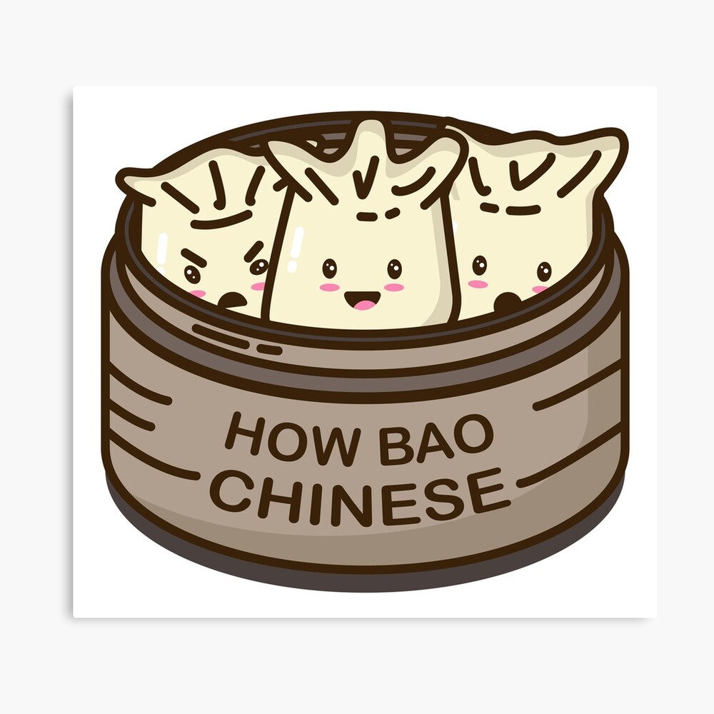 How Bao Chinese? Canvas Print