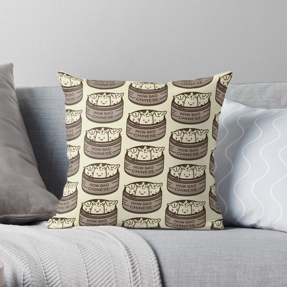 How Bao Chinese? Throw Pillow