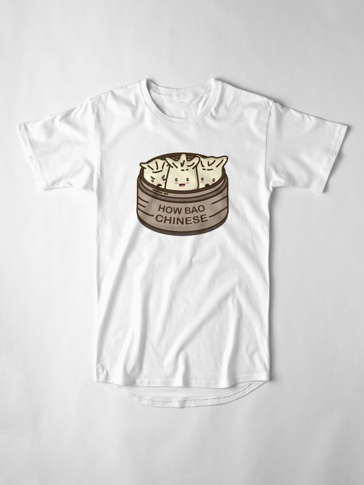 Alternate view of How Bao Chinese? Long T-Shirt