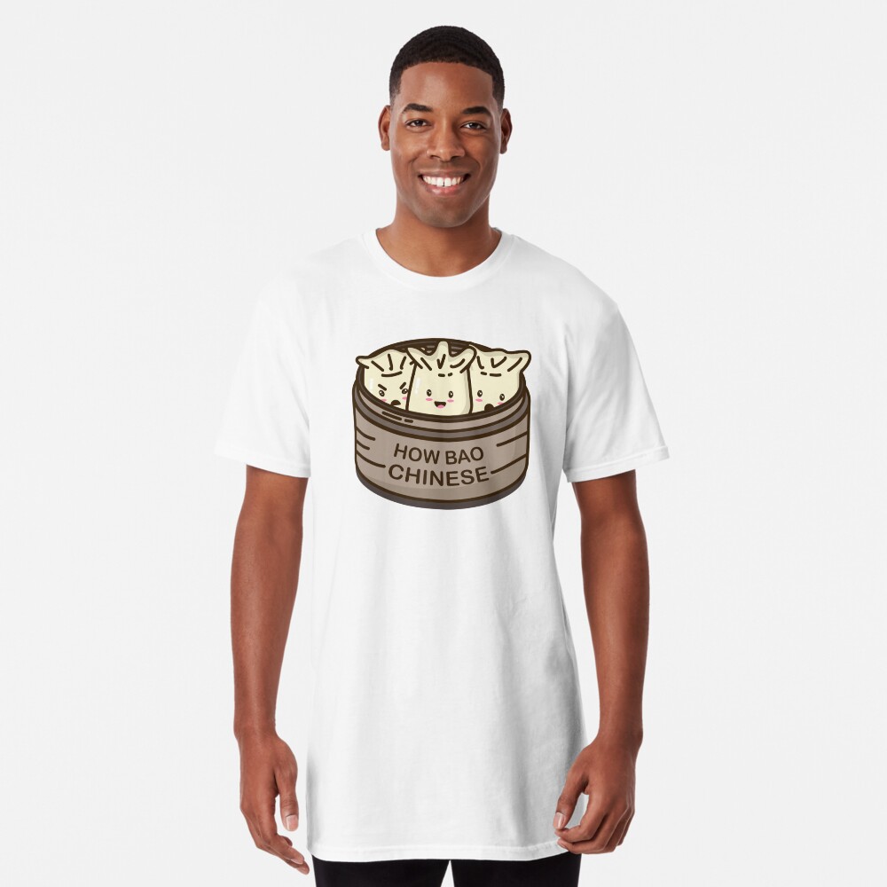 How Bao Chinese? Long T-Shirt