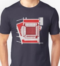 Liverpool Anfield Stadium Overhead Slim Fit T-Shirt