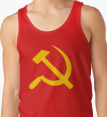 Kommunismus - Sowjetunion - Hammer-Sichel-Stern Tanktop für Männer