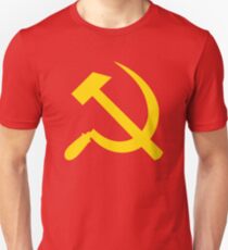 Communism - Soviet Union - Hammer Sickle Star Unisex T-Shirt