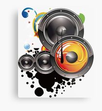 Altavoz música Metal Print